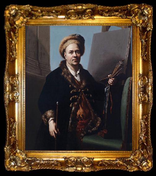 framed  Jacob van Schuppen Self-portrait, ta009-2